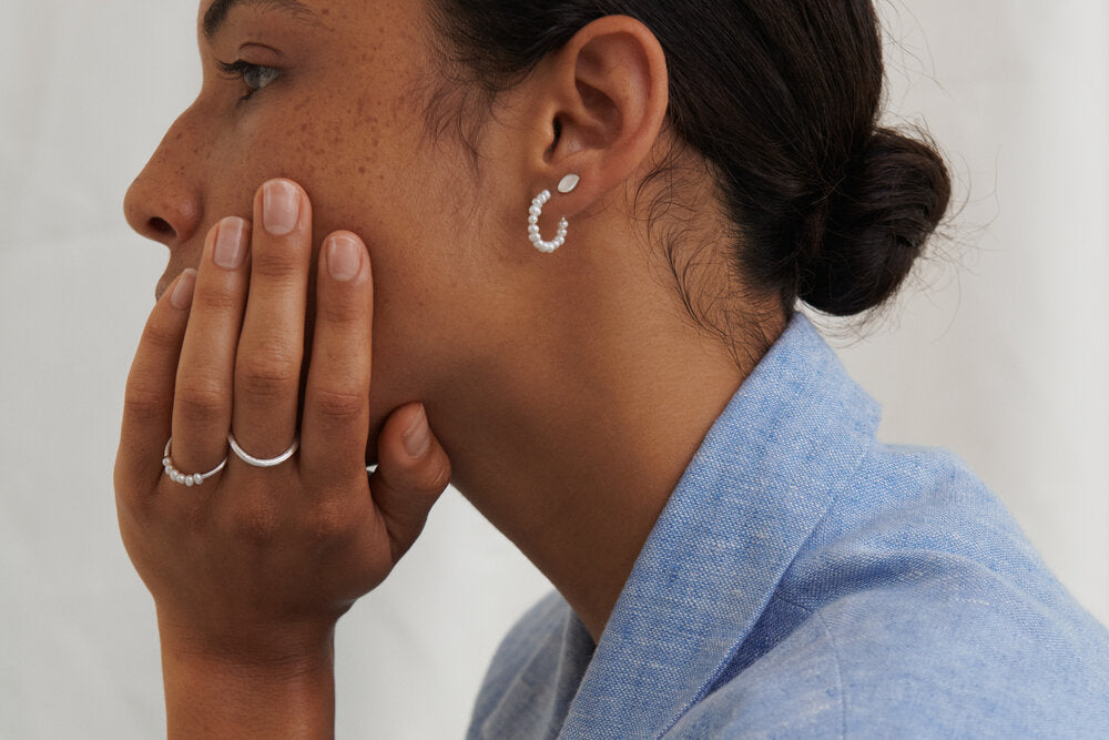 Ocean Treasure hoops - forgyldt